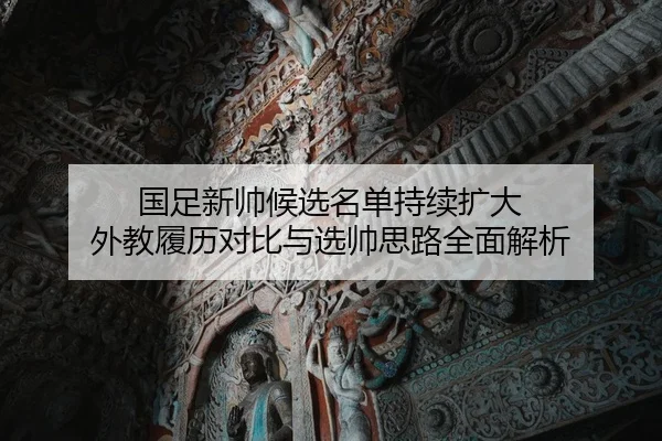 国足新帅候选名单持续扩大 外教履历对比与选帅思路全面解析